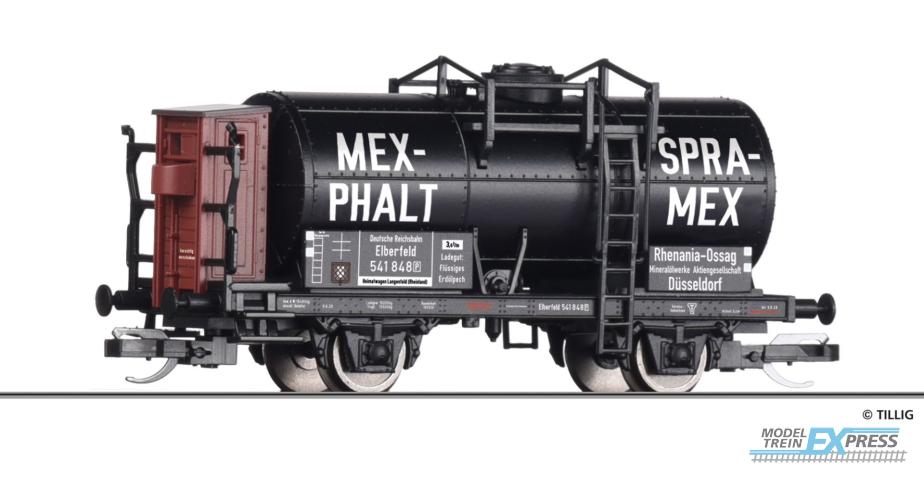 Tillig 95774 Kesselwagen MEX-PHALT / SPRA-MEX, eingestellt bei der DRG, Ep. II
