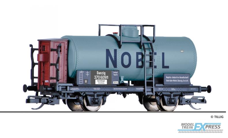 Tillig 95863 Kesselwagen "Naphta-Industrie-Gesellschaft Gebrüder Nobel", eingestellt bei der K.P.E.V., Ep. I