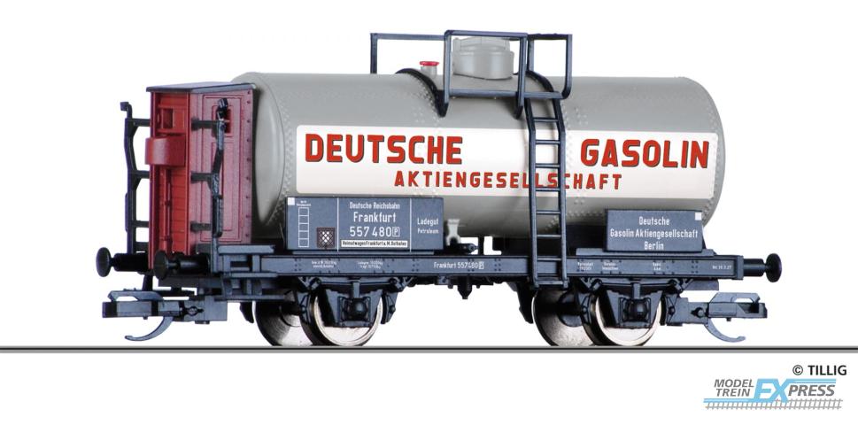 Tillig 95867 Kesselwagen "Deutsche Gasolin AG", eingestellt bei der DRG, Ep. II