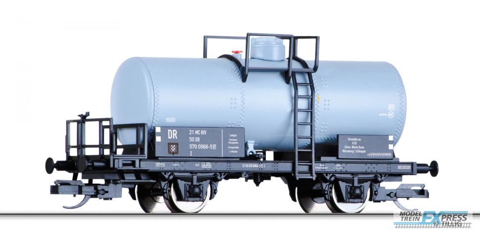 Tillig 95868 Kesselwagen Z der DR, vermietet an VEB Chemische Werke Buna, Ep. IV