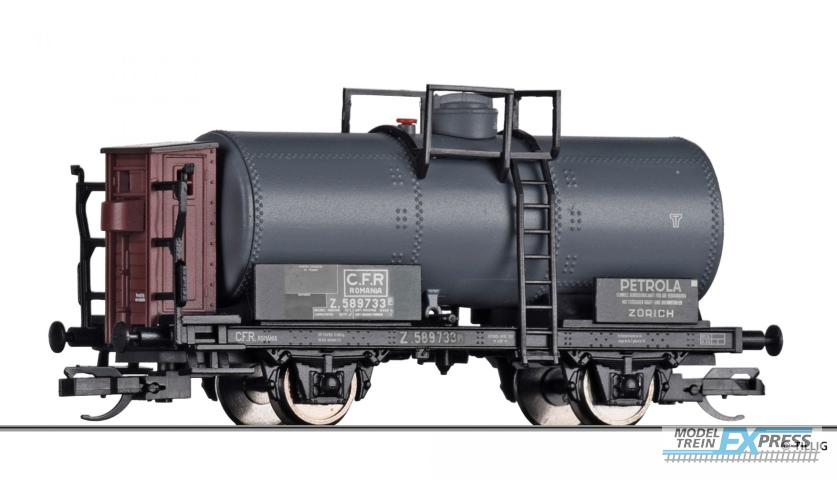 Tillig 95872 Kesselwagen "PETROLA Zürich", eingestellt bei der CFR, Ep. II