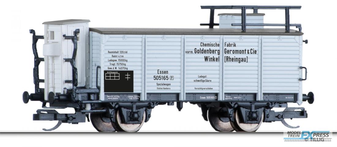 Tillig 95892 Flüssiggaswagen "Chem. Fabrik Goldenberg, Geromont & Cie. Winkel", eingestellt bei der K.P.E.V., Ep. I