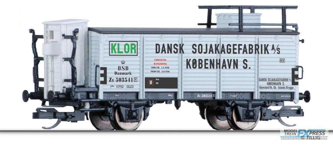 Tillig 95893 Flüssiggaswagen "Dansk Sojakagefabrik Kobenhavn", eingestellt bei der DSB, Ep. III