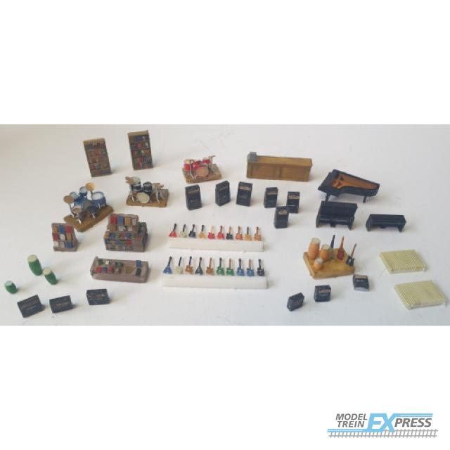 Tillymodels 87167A interieur muziekwinkel