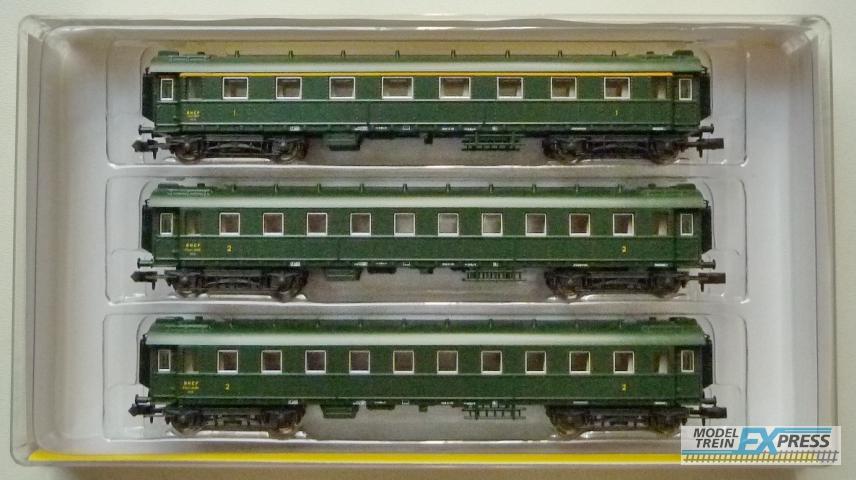 Trix gebruikt materiaal 13725 Trix Schnellzugwagen-Set-SNCF ( nieuwstaat in doos )