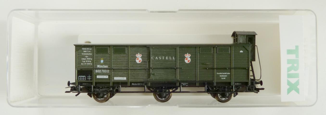 Trix gebruikt materiaal 24312 Ged.Güterwagen K.Bay.Sts.B. nieuw in doos
