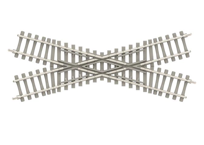 Trix 14558 Kreuzung m.Betonschw.30°