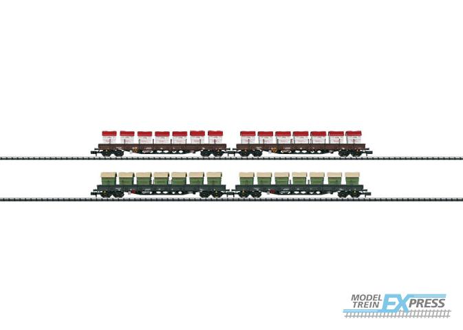 Trix 15071 MHI Niederbordwagen-Set (N-spoor)