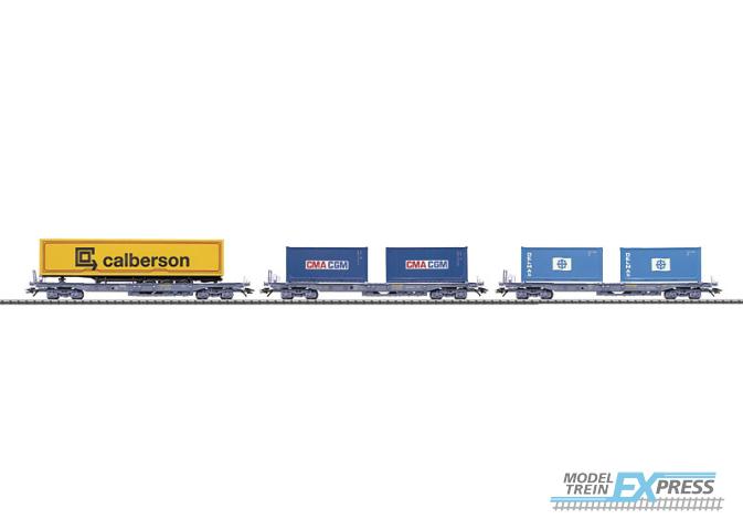 Trix 24504 Containertragswagen-Set SNCF