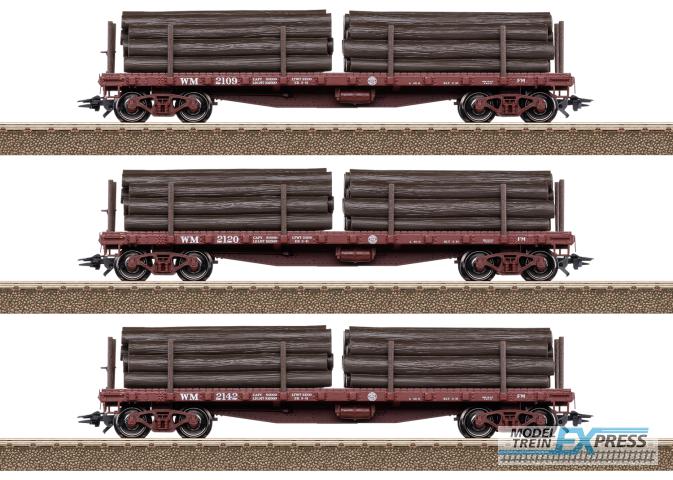 Trix 24922 US-Rungenwagen-Set zu Shay II