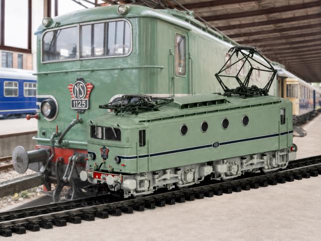 Trix 25111 NS-Elok serie 1100, turquoise, museumuitvoering