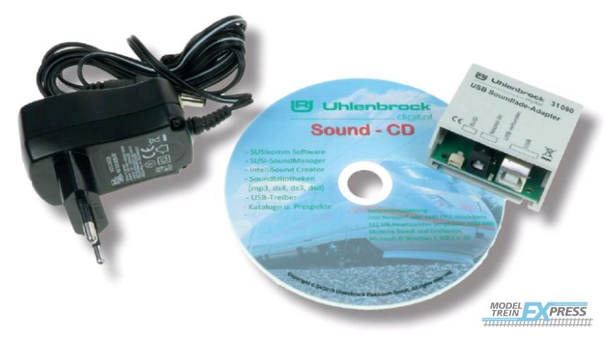 Uhlenbrock 31080 INTELLISOUND USB LAADADAPTER