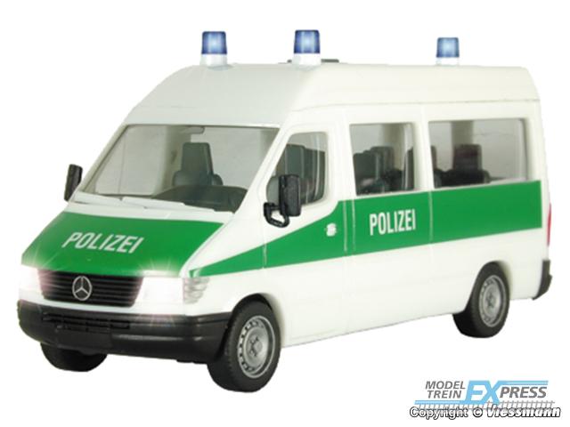 Viessmann 1130 H0 MERCEDES BENZ Sprinter Polizei mitelektrischem Blinklicht und Beleuchtung