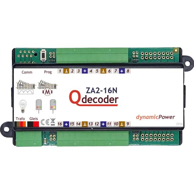 Viessmann 1409 Motorweichendecoder Qdecoder ZA2-16N dlx ehem. Art. QD153