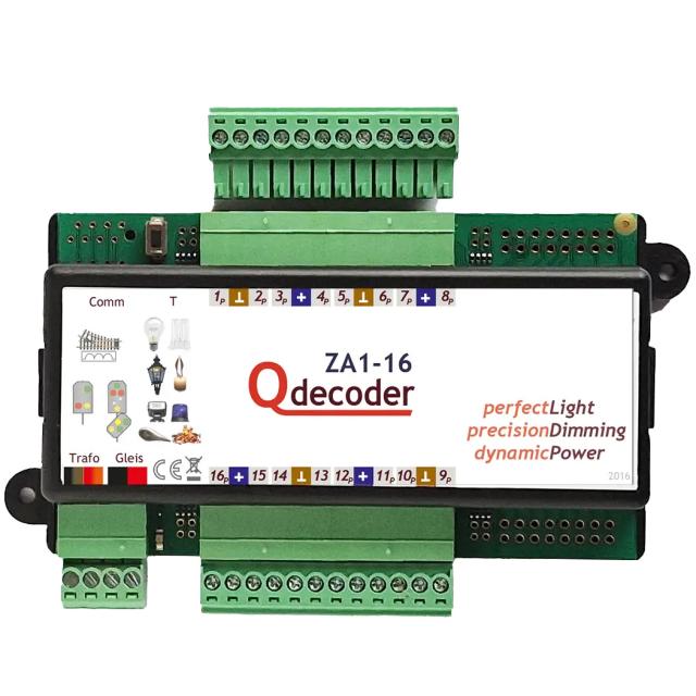 Viessmann 1410 Motorweichendecoder Qdecoder ZA1-16 dlx ehem. Art. QD153