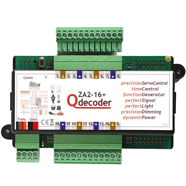 Viessmann 1412 Lichtsignaldecoder  Qdecoder ZA2-16+ dlx - ehem. Art. QD157