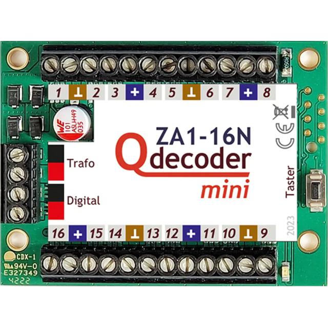 Viessmann 1413 Magnetweichendecoder Qdecoder ZA1-16N mini - ehem. Art. QD211