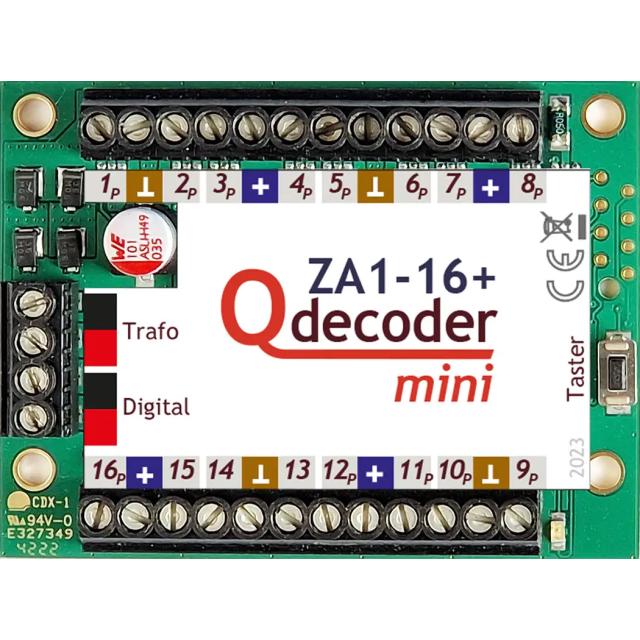 Viessmann 1415 Lichtsignaldecoder Qdecoder ZA1-16+ mini - ehem. Art. QD223