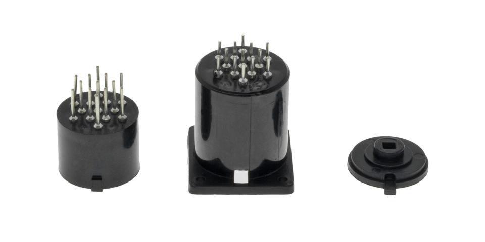 Viessmann 4653 H0 Zylindersteckfuß 13-polig