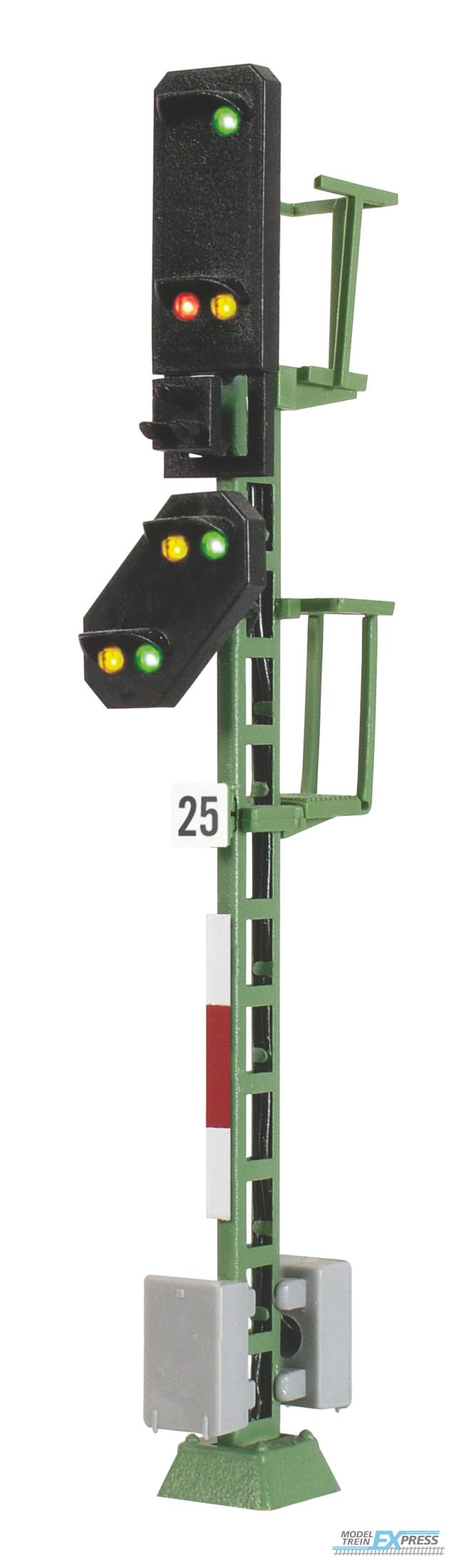 Viessmann 4725 H0 Licht-Einfahrsignal mit Vorsignal und Multiplex-Technologie