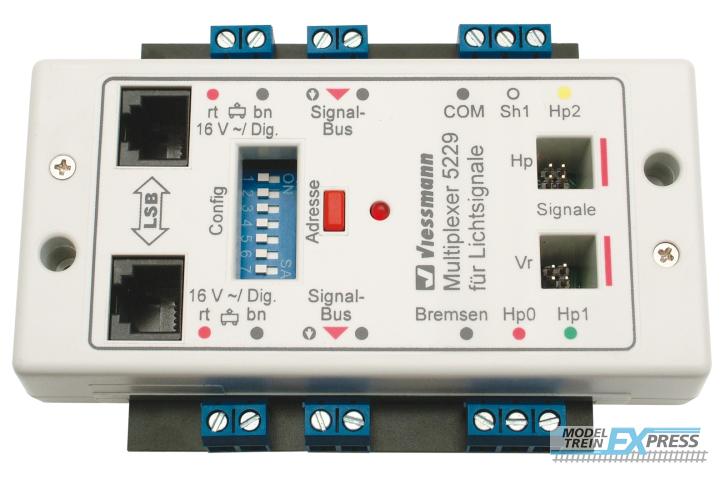 Viessmann 5229 Multiplexer für Lichtsignale mit Multiplex-Technologie
