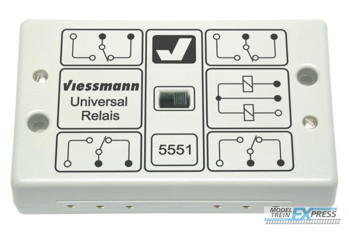 Viessmann 5551 Universal-Relais 1 x 4UM