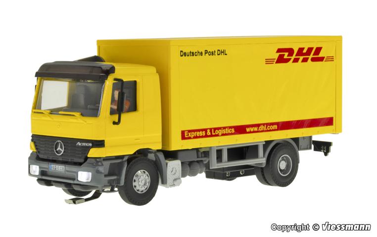 Viessmann 8118 H0 MB ACTROS 2-achs Kofferaufbau, DHL, Funktionsmodell