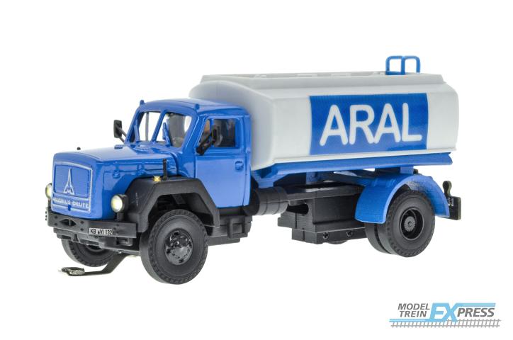 Viessmann 8132 H0 MAGIRUS DEUTZ 2-achs Tankfahrzeug ARAL, Basis, Funktionsmodell