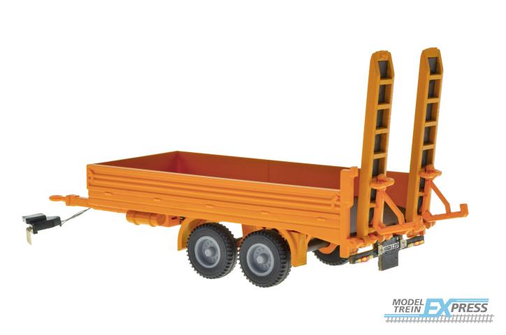 Viessmann 8217 H0 Tandem Tieflader, kommunalorange, Funktionsmodell