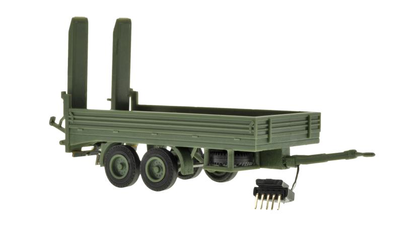 Viessmann 8220 H0 Tandem Tieflader, Militär, Funktionsmodell