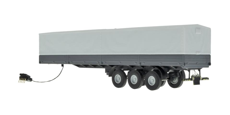 Viessmann 8227 H0 3-achs Planensattelauflieger, Funktionsmodell