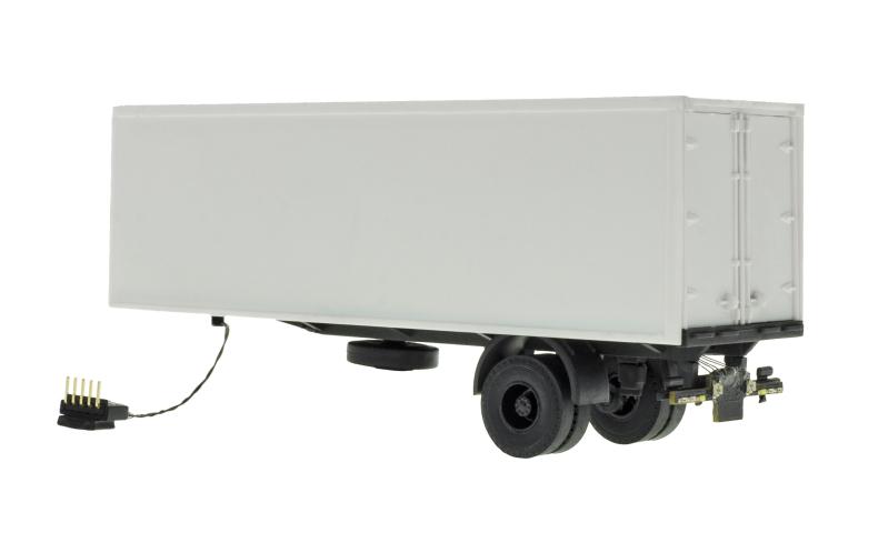 Viessmann 8229 H0 1-achs Koffersattelauflieger, Funktionsmodell