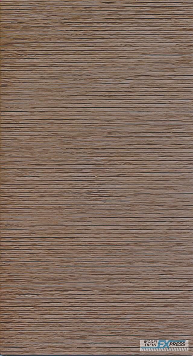 Vollmer 46023 H0 Mauerplatte Holz aus Kunststoff, 21,8 x 11,9 cm