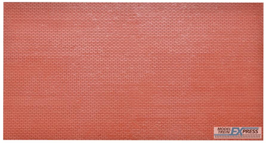 Vollmer 46033 H0 Mauerplatte Klinker aus Kunststoff, 21,8 x 11,9cm