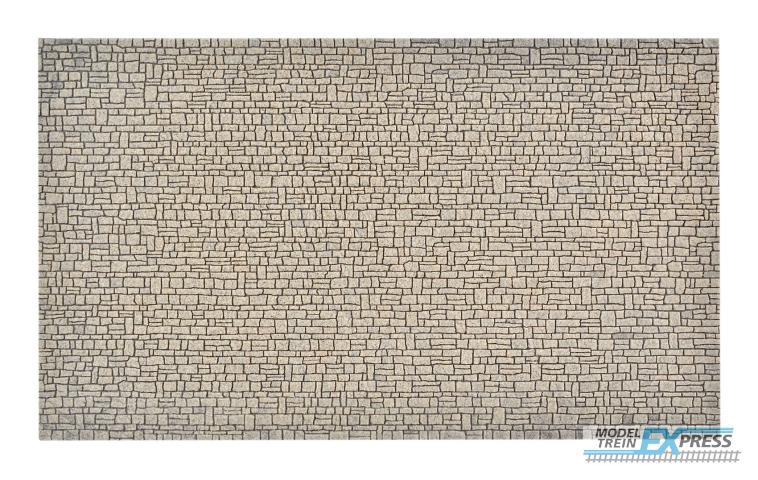Vollmer 48221 H0 Mauerplatte Haustein aus Steinkunst,L 28 x B 16 cm