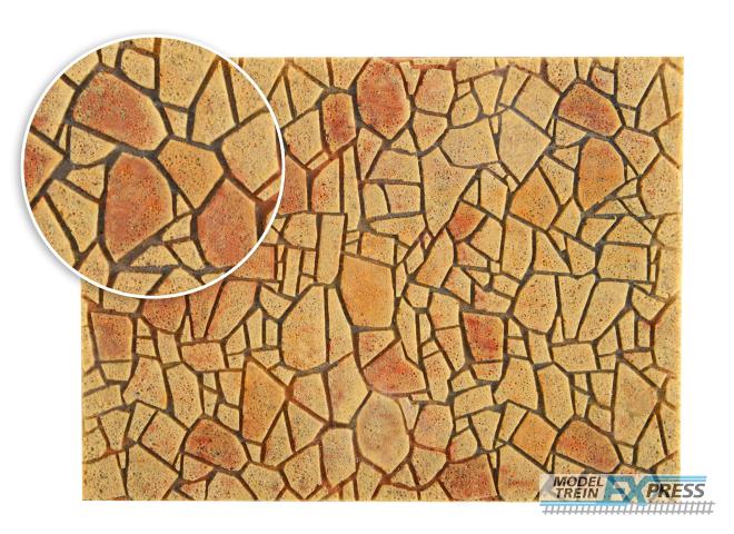 Vollmer 48227 H0 Polygonalplatte aus Steinkunst, mediterranL 27,5 x B 16 cm