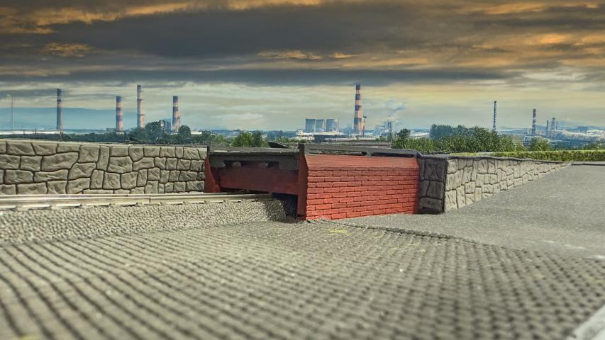 Vollmer 48289 H0 Stationäre Auf- und Abfahrrampe fürMärklin Schwerlastwagen 48740