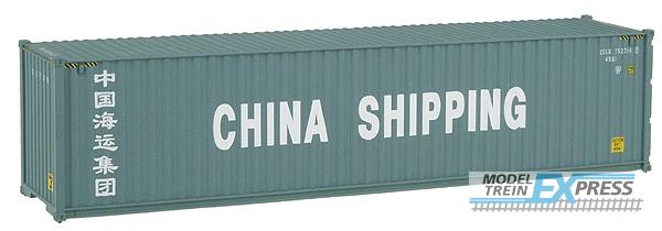 Walthers 2063 1/87 40' HC CONTAINER CHINA SHIPPING 949-8256