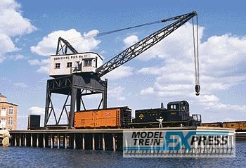Walthers 3067 1/87 PIER AND TRAVELING CRANE 933-3067