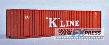Walthers 3404 1/160 40'-HC CONTAINER K-LINE 949-8803