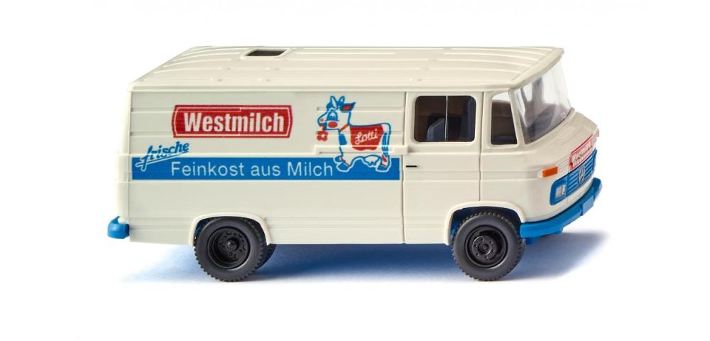 Wiking 027058 MB L 406 Kastenwagen "Westmilch"