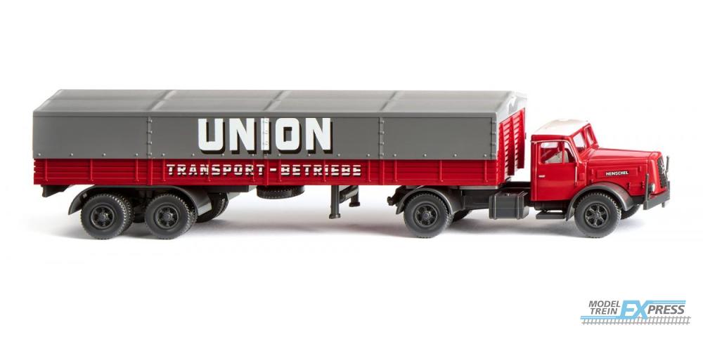 Wiking 051406 Pritschensattelzug (Henschel) 'Union Transport'