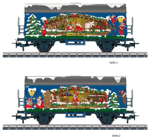 Wilde13 4415.805 Marklin Wilde 13 Weihnachtswagen 2026 „Santa’s Weihnachtsmarkt Express“