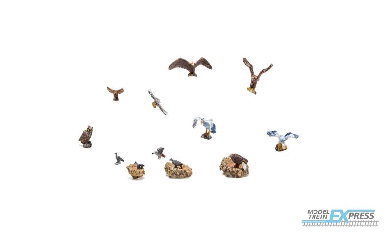 Woodland A1970 HO Birds and Nests