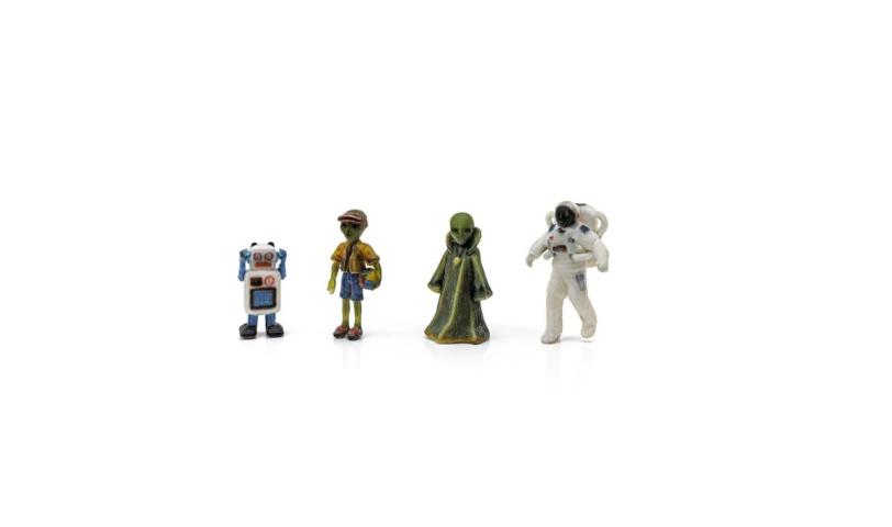 Woodland A2865 HO Sci-Fi Figures - (4)
