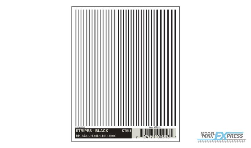 Woodland DT513 Stripes - Black