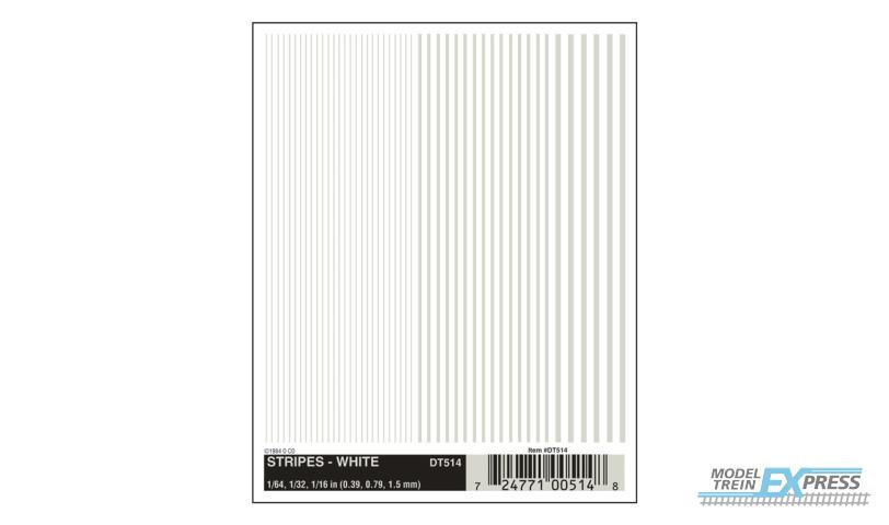 Woodland DT514 Stripes - White