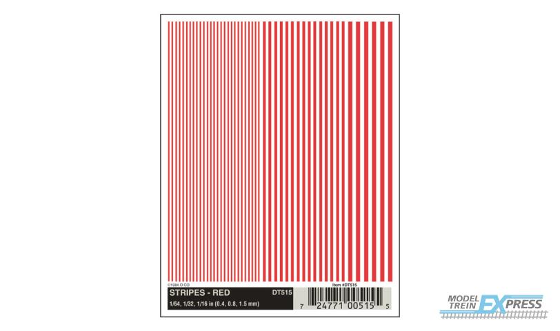 Woodland DT515 Stripes - Red