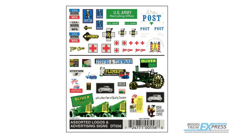 Woodland DT556 Assorted Logos & Advertising Signs