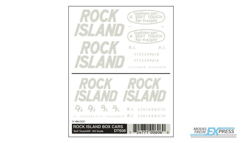 Woodland DT606 HO Rock Island Box Car Soft Touch/DF